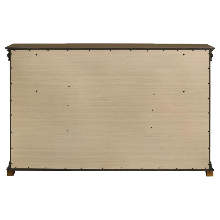 Garland 11-drawer Bedroom Dresser Cabinet Brown Cherry - 205303
