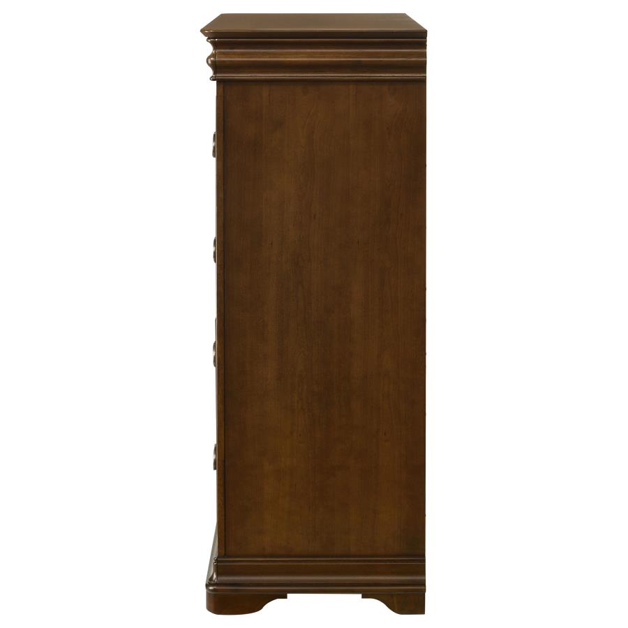 Garland 4-drawer Bedroom Chest of Drawers Brown Cherry - 205305