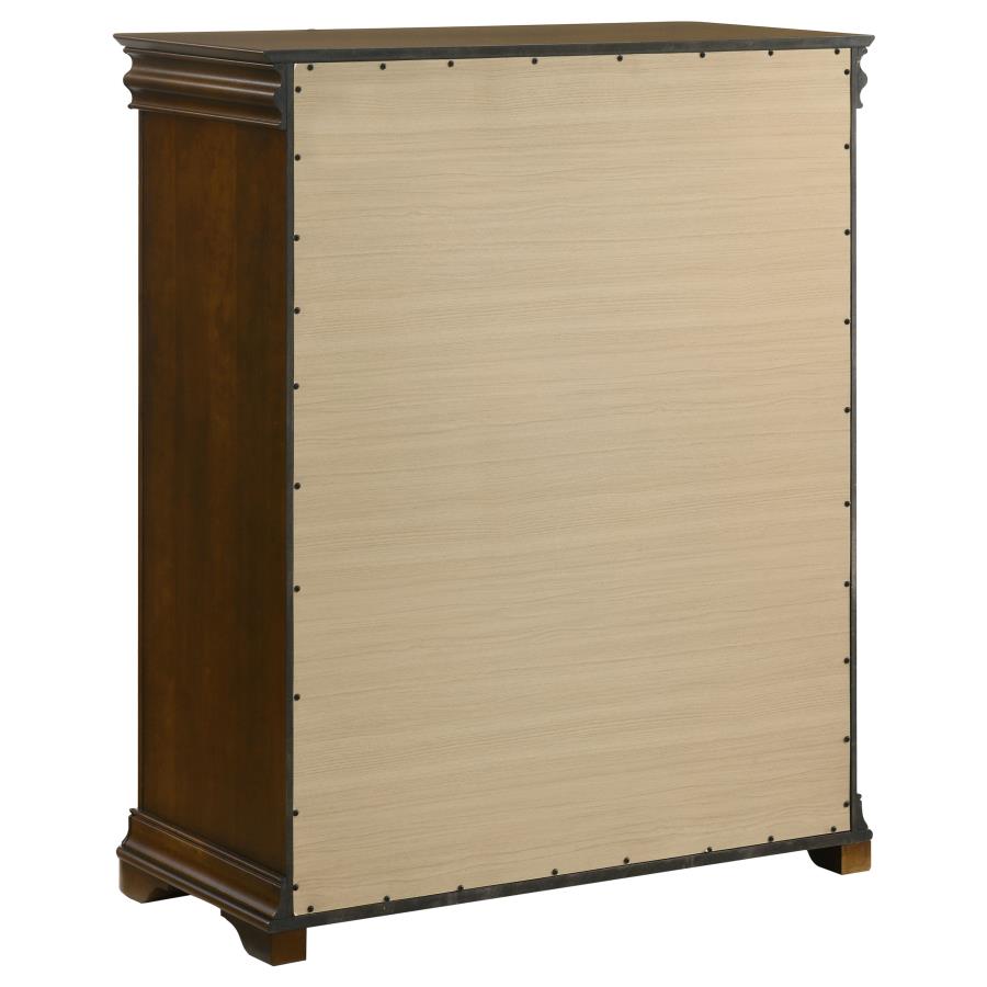 Garland 4-drawer Bedroom Chest of Drawers Brown Cherry - 205305