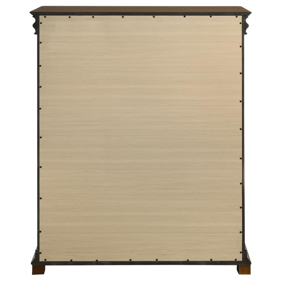 Garland 4-drawer Bedroom Chest of Drawers Brown Cherry - 205305