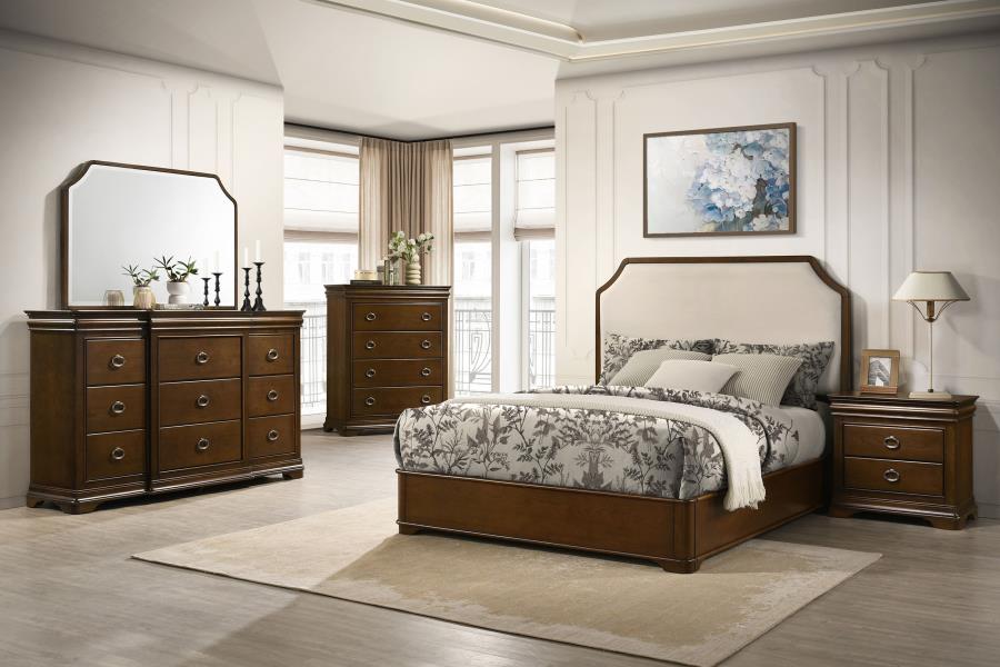 Garland 4-drawer Bedroom Chest of Drawers Brown Cherry - 205305