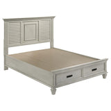 Franco 4-piece Queen Bedroom Set Distressed White - 205330Q-S4