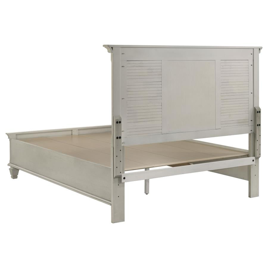 Franco 5-piece Queen Bedroom Set Distressed White - 205330Q-S5