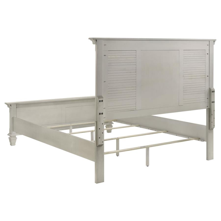 Franco 5-piece Queen Bedroom Set Distressed White - 205331Q-S5