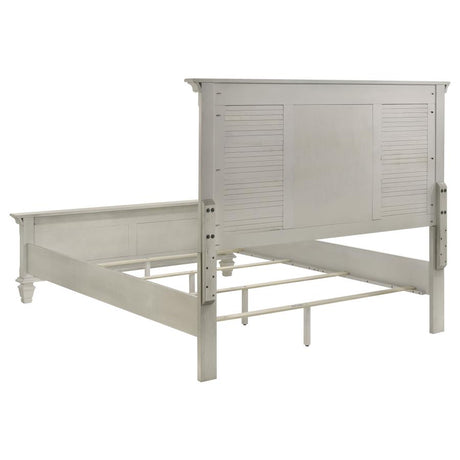 Franco 5-piece Queen Bedroom Set Distressed White - 205331Q-S5