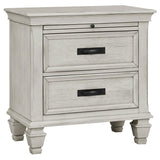 Franco 5-piece Queen Bedroom Set Distressed White - 205331Q-S5