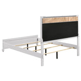 Barzini 5-piece California King Bedroom Set White - 205891KW-S5