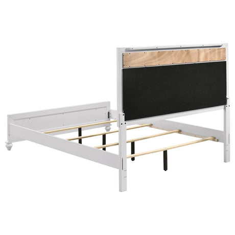 Barzini 5-piece California King Bedroom Set White - 205891KW-S5