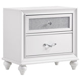 Barzini 5-piece California King Bedroom Set White - 205891KW-S5