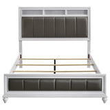 Barzini 4-piece Queen Bedroom Set White - 205891Q-S4
