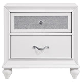 Barzini 2-drawer Nightstand White - 205892