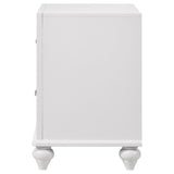 Barzini 2-drawer Nightstand White - 205892
