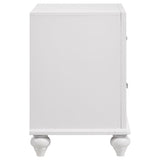 Barzini 2-drawer Nightstand White - 205892