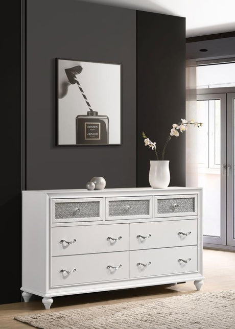 Barzini 7-drawer Dresser White - 205893
