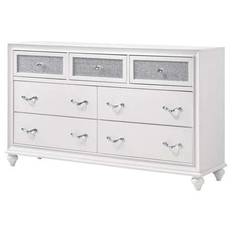 Barzini 7-drawer Dresser White - 205893