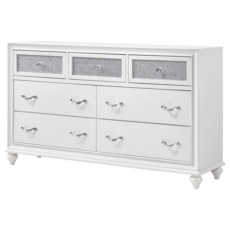Barzini 7-drawer Dresser White - 205893