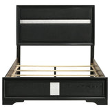 Miranda 54-inch Upholstered Full Panel Bed Black - 206360F