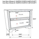 Miranda 5-piece Eastern King Bedroom Set Black - 206360KE-S5