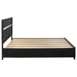 Miranda 51-inch Wood California King Storage Panel Bed Black - 206361KW