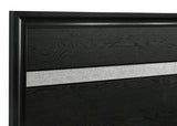 Miranda 51-inch Wood California King Storage Panel Bed Black - 206361KW