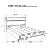 Miranda 5-piece Queen Bedroom Set Black - 206361Q-S5