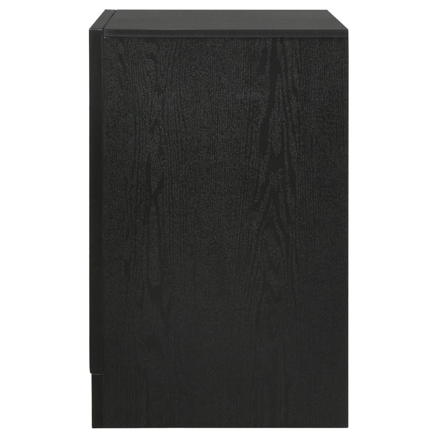 Miranda 3-drawer Nightstand Bedside Table Black - 206362