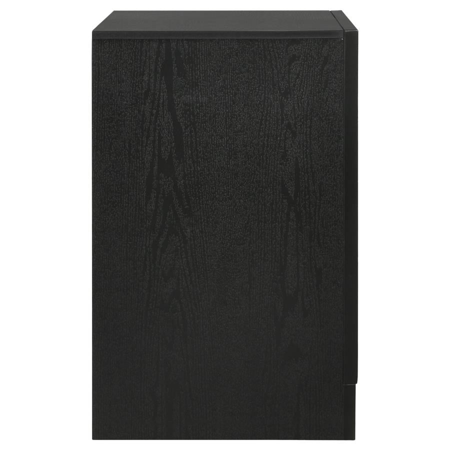 Miranda 3-drawer Nightstand Bedside Table Black - 206362