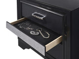 Miranda 3-drawer Nightstand Bedside Table Black - 206362