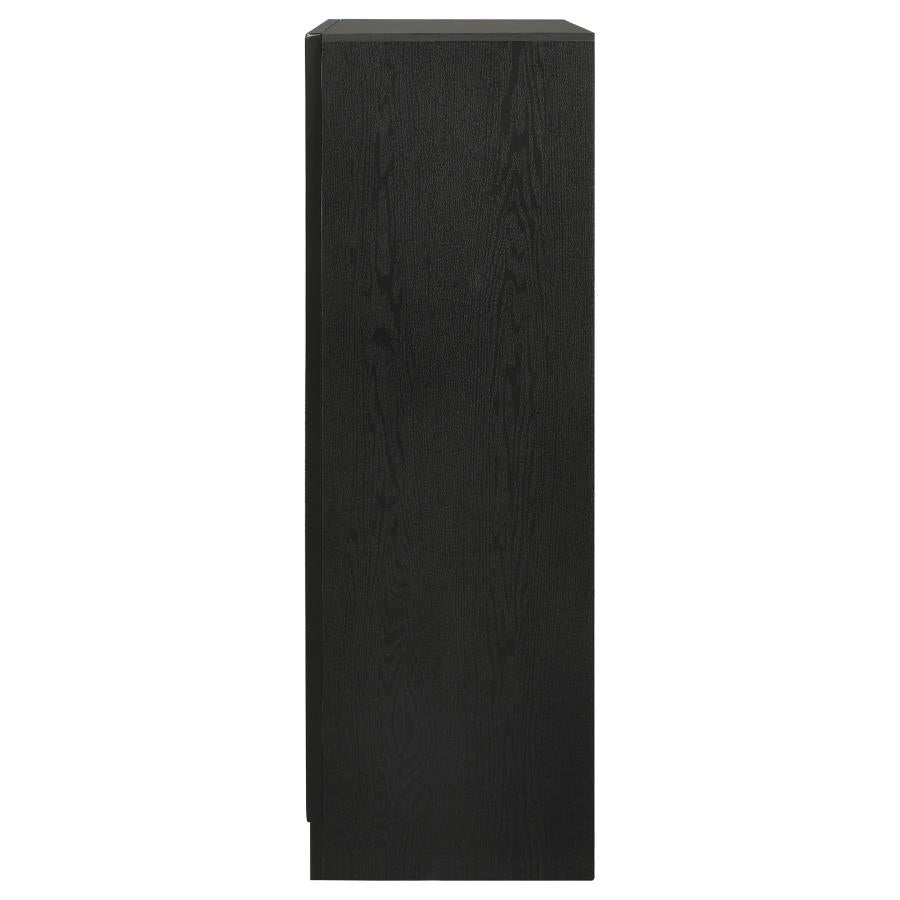 Miranda 6-drawer Bedroom Chest Black - 206365