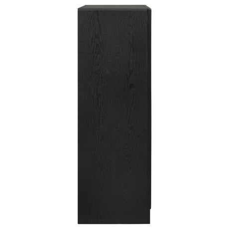 Miranda 6-drawer Bedroom Chest Black - 206365
