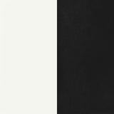 Retro 5-piece Oval Dining Table Set White and Black - 2065-S5