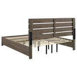 Brantford Wood Eastern King Storage Panel Bed Barrel Oak - 207040KE