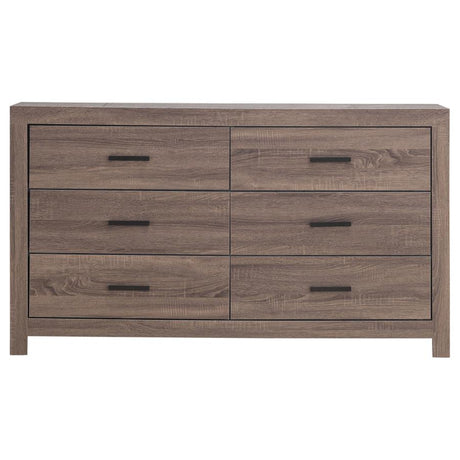 Brantford 4-piece Eastern King Bedroom Set Barrel Oak - 207041KE-S4