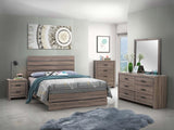 Brantford Wood Queen Panel Bed Barrel Oak - 207041Q