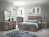 Brantford 6-drawer Dresser with Mirror Barrel Oak - 207043M
