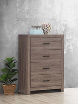 Brantford 4-drawer Bedroom Chest Barrel Oak - 207045