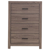Brantford 4-drawer Bedroom Chest Barrel Oak - 207045