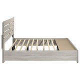 Brantford Wood Eastern King Storage Panel Bed Coastal White - 207050KE