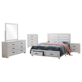 Brantford 5-piece Queen Bedroom Set Coastal White - 207050Q-S5