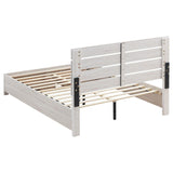 Brantford Wood Queen Storage Panel Bed Coastal White - 207050Q