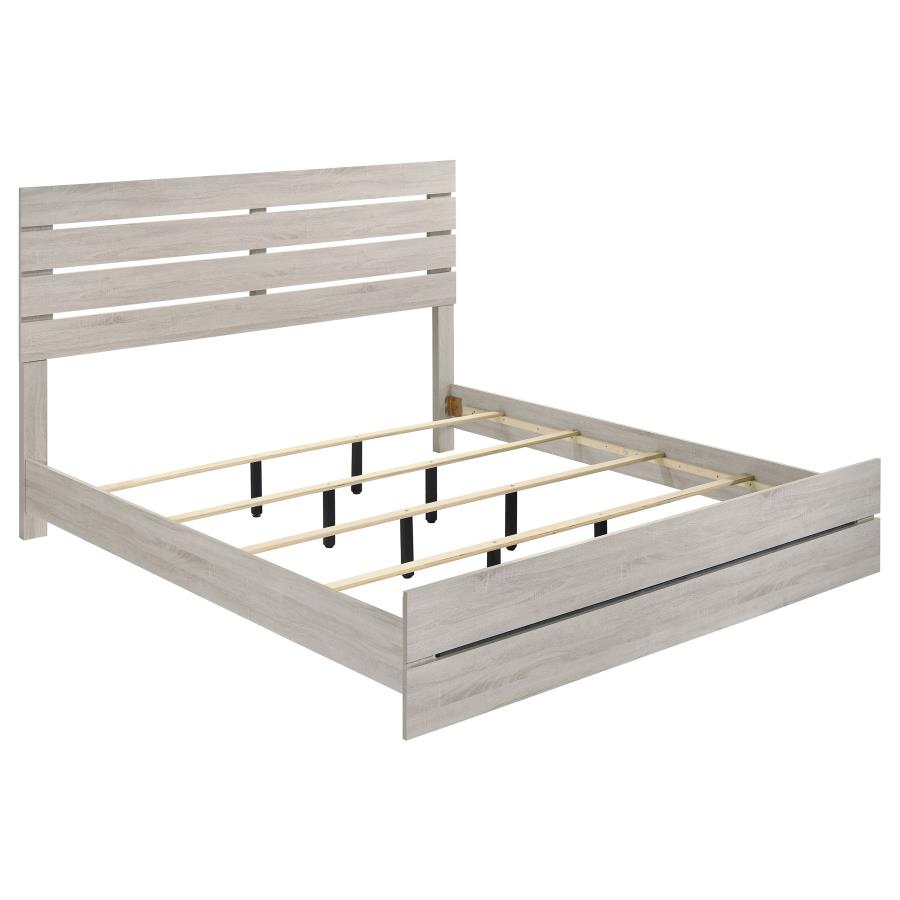 Brantford 4-piece Eastern King Bedroom Set Coastal White - 207051KE-S4