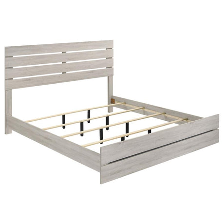Brantford 4-piece Eastern King Bedroom Set Coastal White - 207051KE-S4