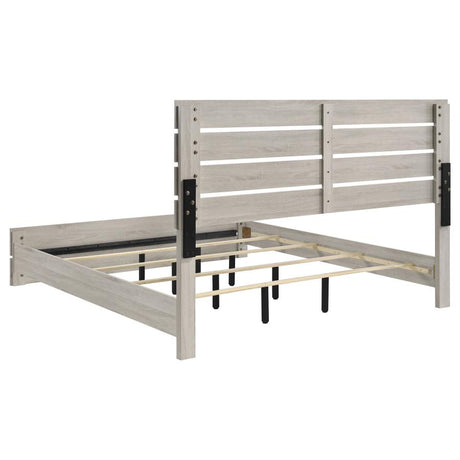 Brantford 4-piece Eastern King Bedroom Set Coastal White - 207051KE-S4