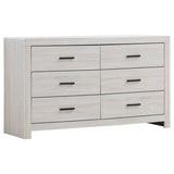 Brantford 4-piece Eastern King Bedroom Set Coastal White - 207051KE-S4