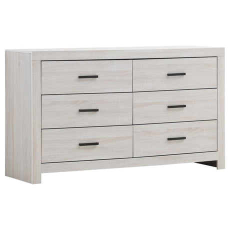Brantford 4-piece Queen Bedroom Set Coastal White - 207051Q-S4