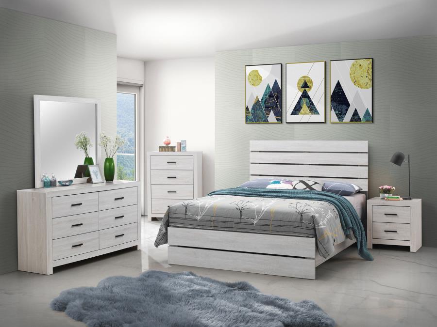 Brantford 5-piece Queen Bedroom Set Coastal White - 207051Q-S5