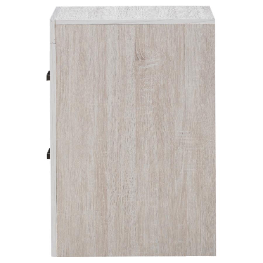 Brantford 2-drawer Nightstand Coastal White - 207052