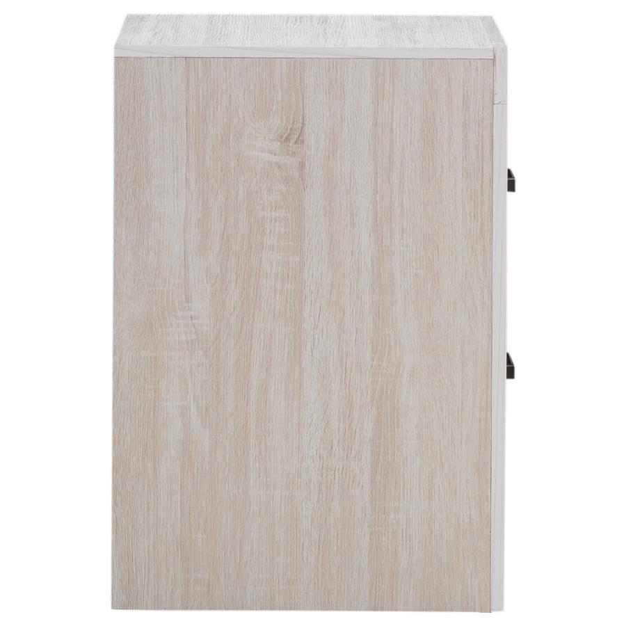 Brantford 2-drawer Nightstand Coastal White - 207052