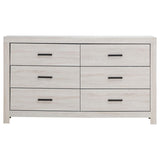 Brantford 6-drawer Dresser Coastal White - 207053