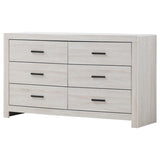 Brantford 6-drawer Dresser Coastal White - 207053